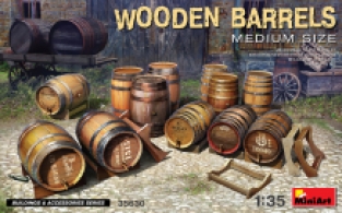 Mini Art 35630 WOODEN BARRELS 'Medium Size'