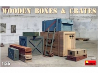 Mini Art 35581 WOODEN BOXES & CRATES