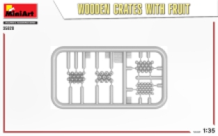 Mini Art 35628 WOODEN CRATES WITH FRUIT
