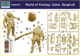 Master Box MB24014 World of Fantasy Giant Bergtroll