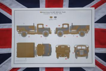 Airfix A1380 WWII British Army 30-Cwt 4x2 GS Truck