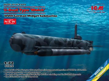 ICM S.019 WWII German Midget Submarine U-Boat Type 'Molch'