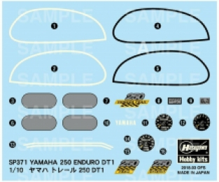 Hasegawa 52171 / SP371 YAMAHA 250 ENDURO DT1