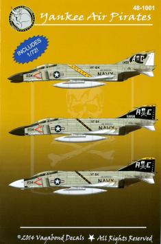 Vagabond Decals 48-1001 Yankee Air Pirates / McDonnell Douglas F-4 Phantom II
