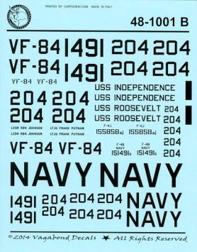 Vagabond Decals 48-1001 Yankee Air Pirates / McDonnell Douglas F-4 Phantom II