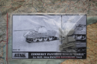 ATAK model SE35-08 Zimmerit Panther Ausf. A 'Early'