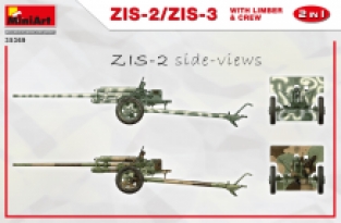 Mini Art 35369 ZIS-2 / ZIS-3 with Limber & CREW