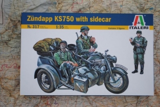 Italeri 317 Zündapp KS750 with sidecar