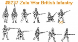 HäT 8237 ZULU WAR BRITISH INFANTRY