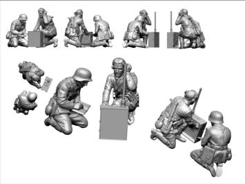 Zvezda 6153   German Reconnaissance team 1939-1942