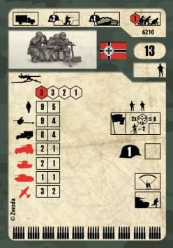 Zvezda 6210 German MG 34 Machine Gun with Crew 1941-1945 (Winter)